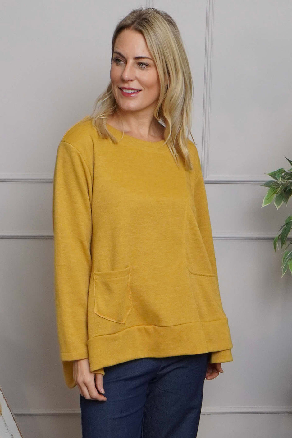 Codie Wool Top Yellow