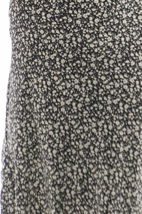 Ottilie Floral Print Skirt Black - Image 3