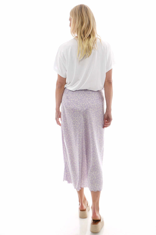Ottilie Floral Print Skirt Grey - Image 5