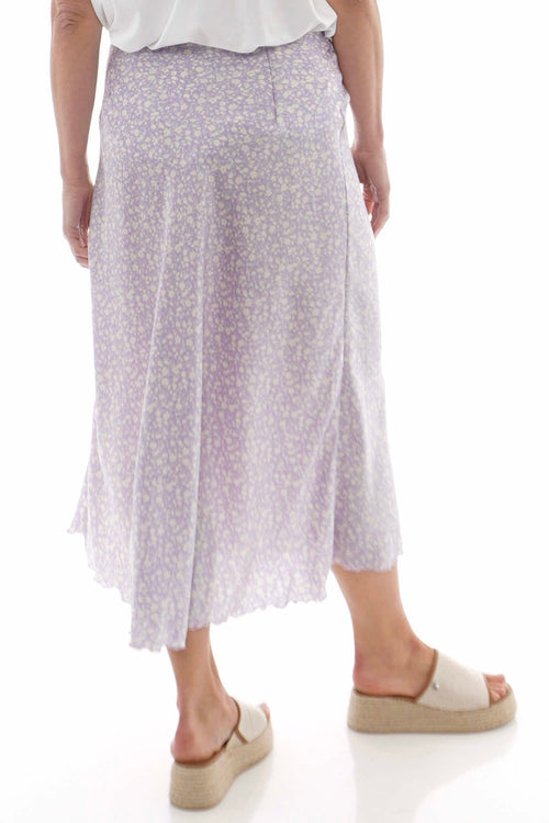 Ottilie Floral Print Skirt Grey - Image 6