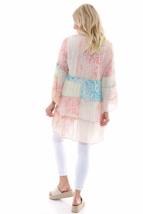 Ffion Pattern Tunic Coral - Image 6