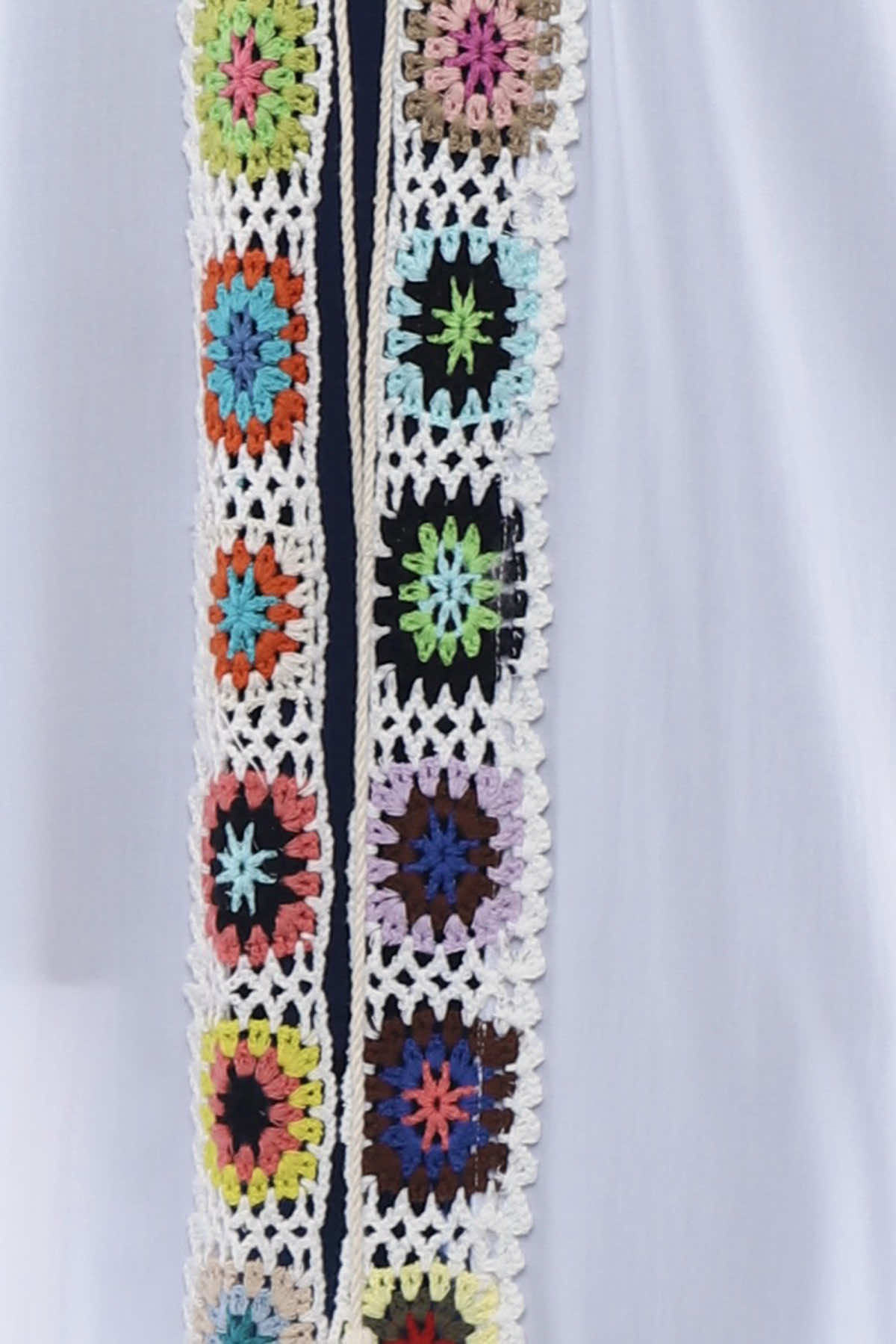 Milana Crochet Detail Kimono White