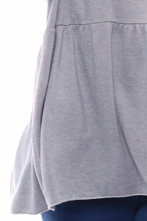 Caprice Knit Top Grey - Image 3