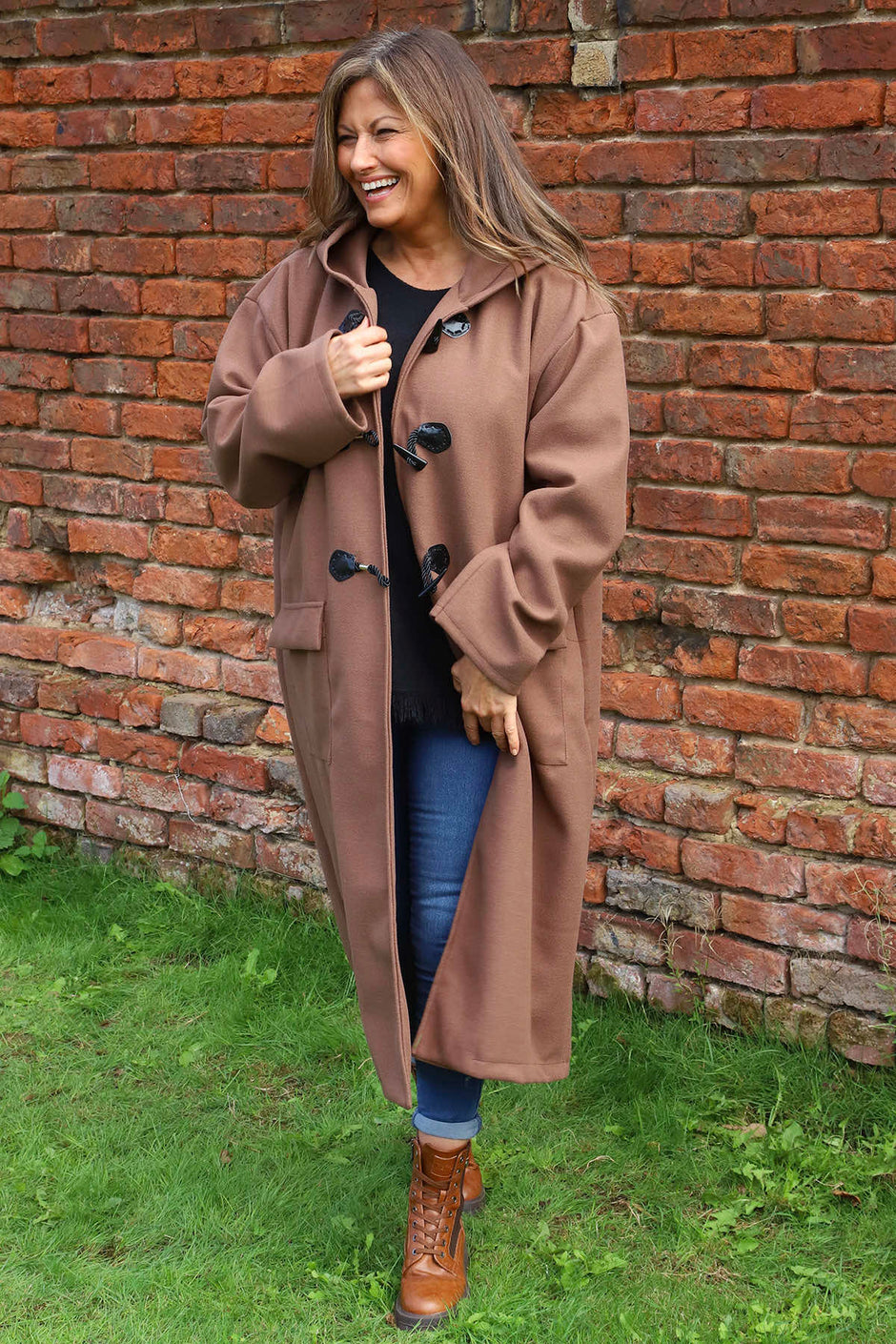 Leonarda Duffle Coat Cocoa