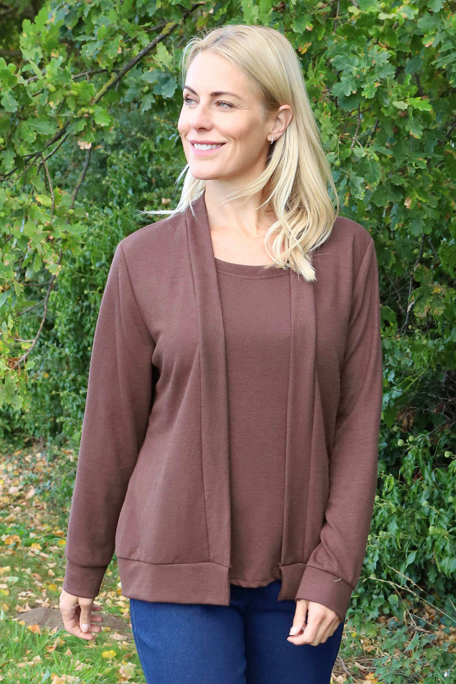 Evianna Knitted Top Cocoa