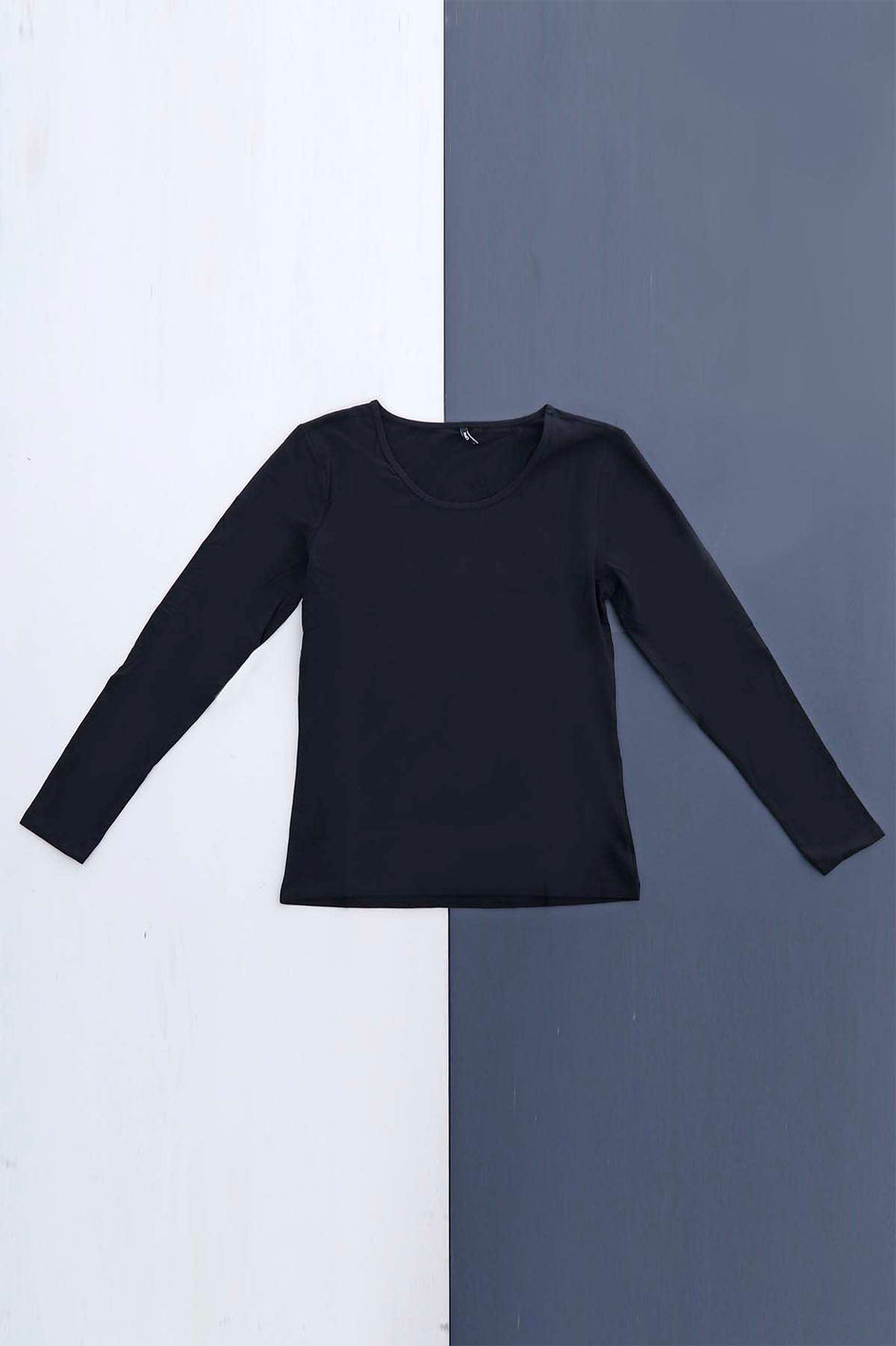 Only Basic Long Sleeve Top Black