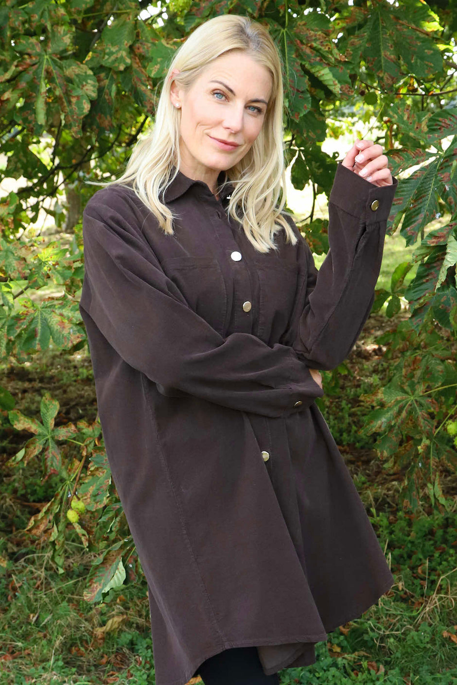 Wendy Needlecord Shirt Cocoa