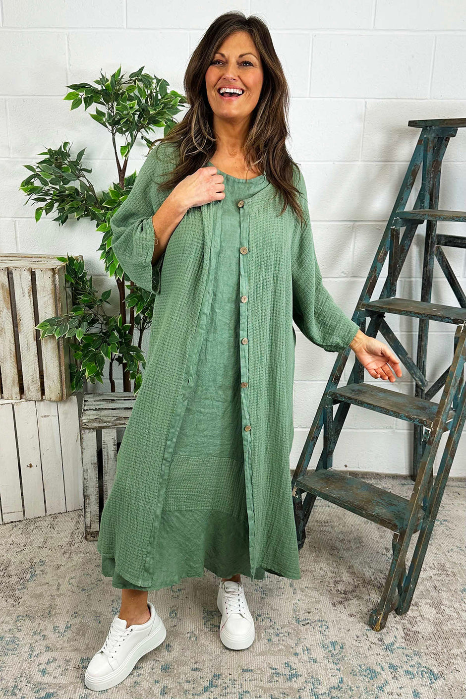 Elvira Co-ord Set Khaki