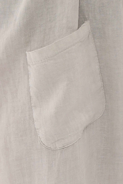 Paulton Linen Boilersuit Stone - Image 3