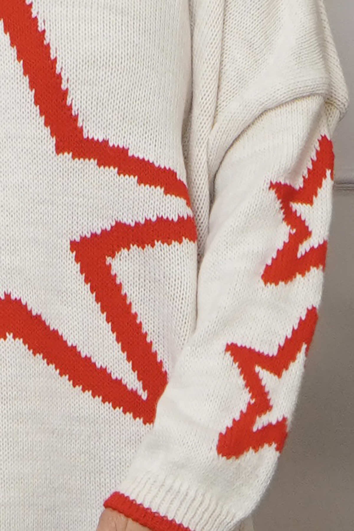 Kimbra Star Knitted Jumper Stone