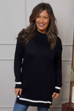 Suzette Knitted Jumper Navy Navy - Suzette Knitted Jumper Navy