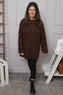 Irma Heart Sleeve Knitted Jumper Cocoa