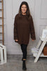 Irma Heart Sleeve Knitted Jumper Cocoa