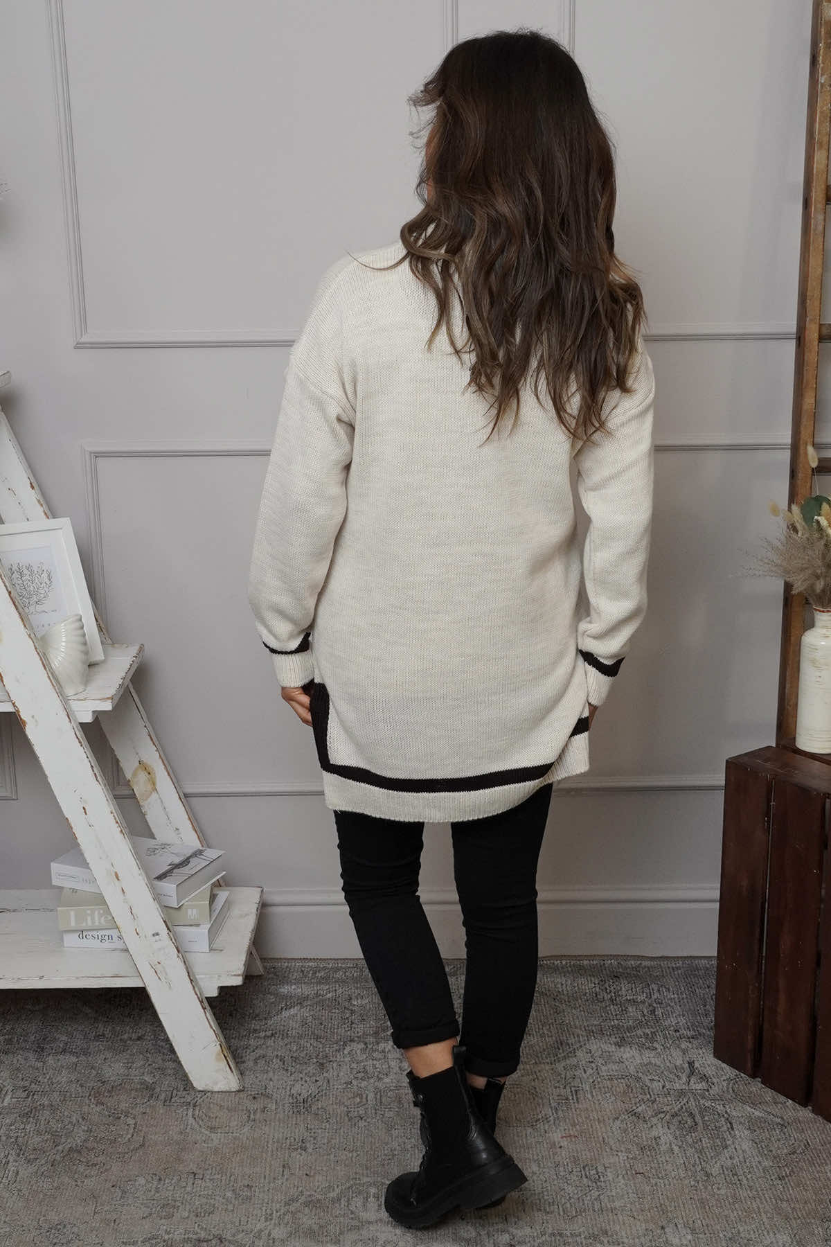 Suzette Knitted Jumper Stone