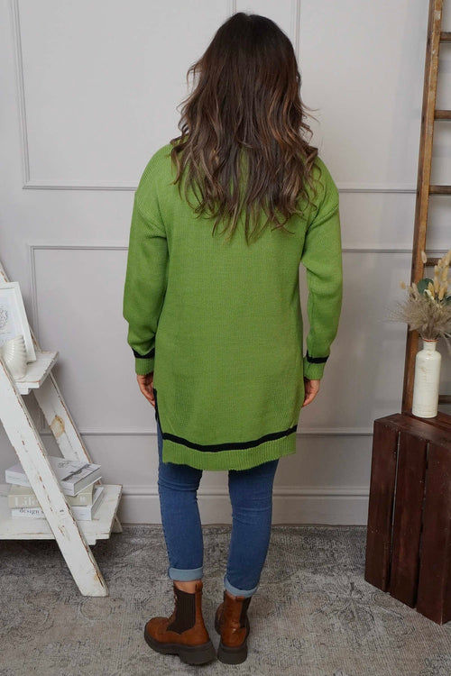 Suzette Knitted Jumper Green - Image 4
