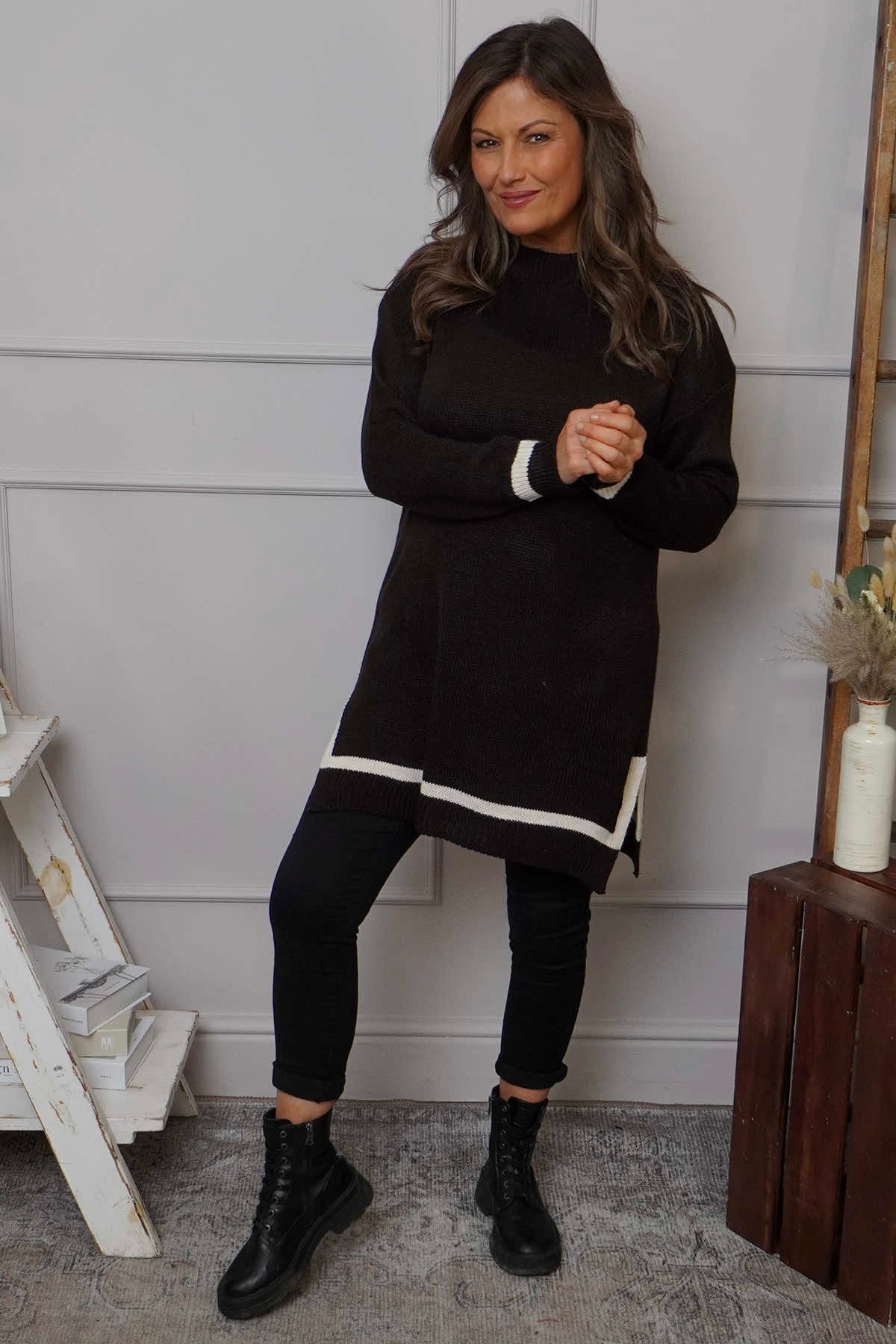 Suzette Knitted Jumper Cocoa