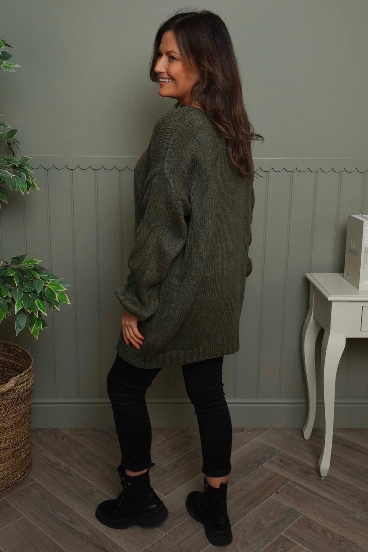 Layne Knitted Jumper Khaki