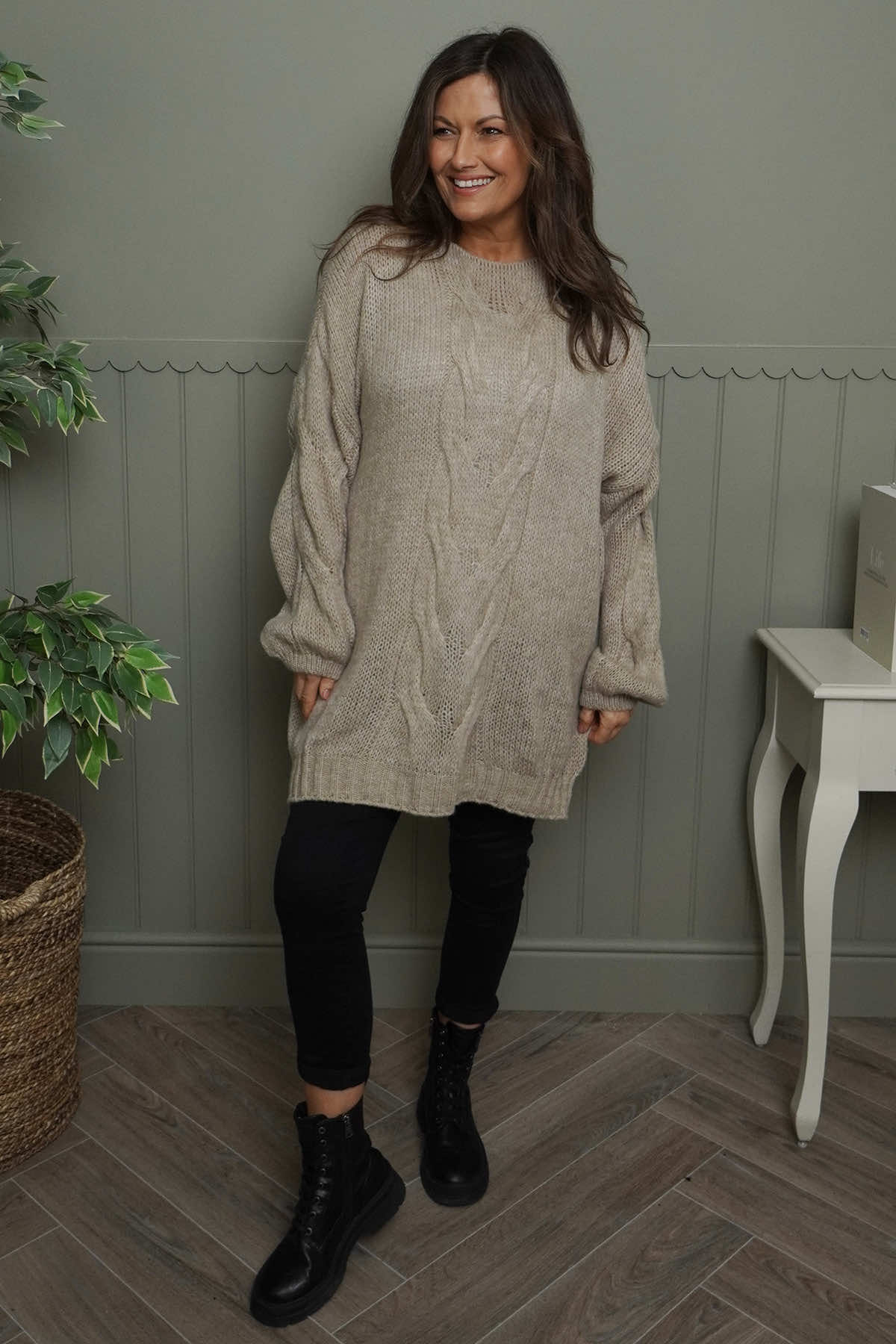 Layne Knitted Jumper Mocha