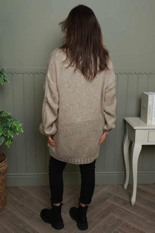 Layne Knitted Jumper Mocha - Image 4