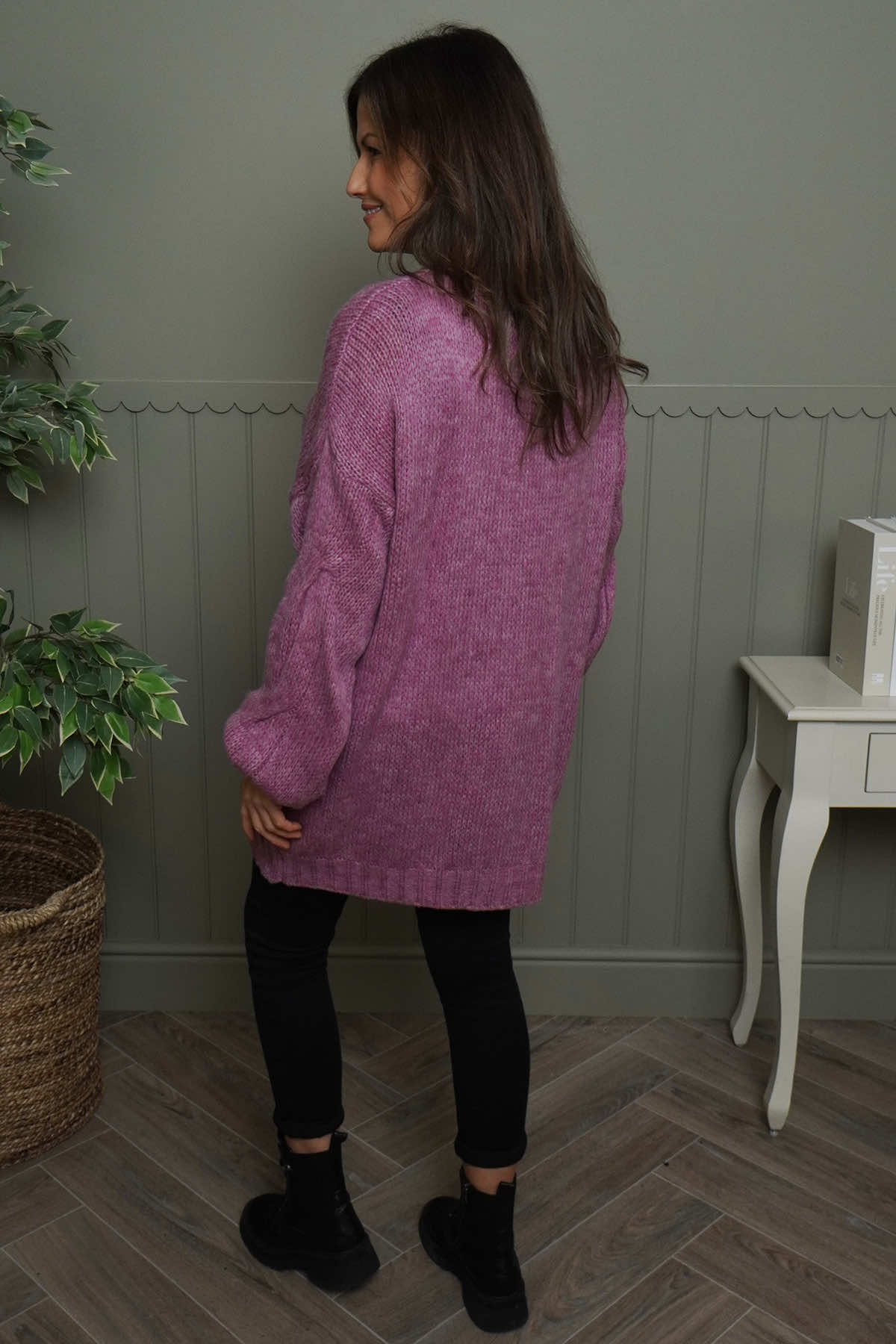 Layne Knitted Jumper Grape