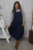Monabella Cotton Pinafore Navy