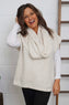 Marinda Scarf Knitted Tank Top Cream