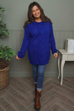 Layne Knitted Jumper Cobalt Cobalt - Layne Knitted Jumper Cobalt