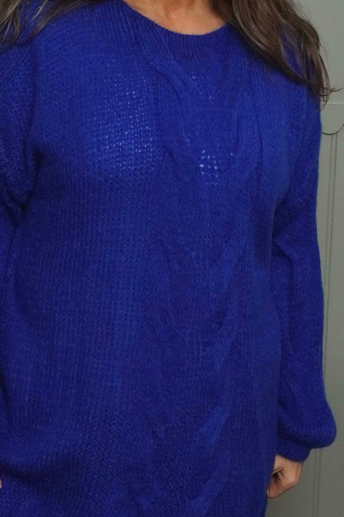 Layne Knitted Jumper Cobalt