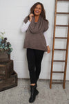 Marinda Scarf Knitted Tank Top Mocha