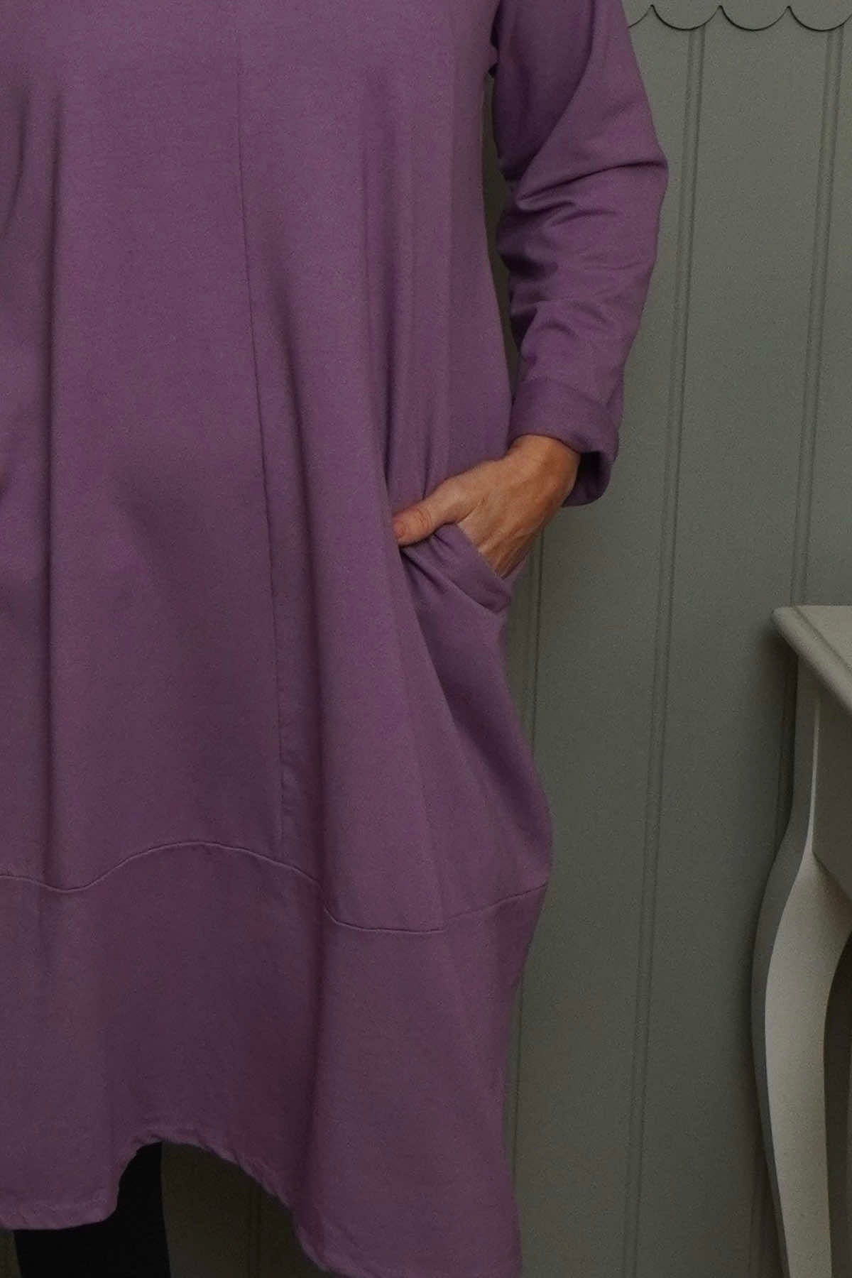 Simone Cotton Dress Light Purple