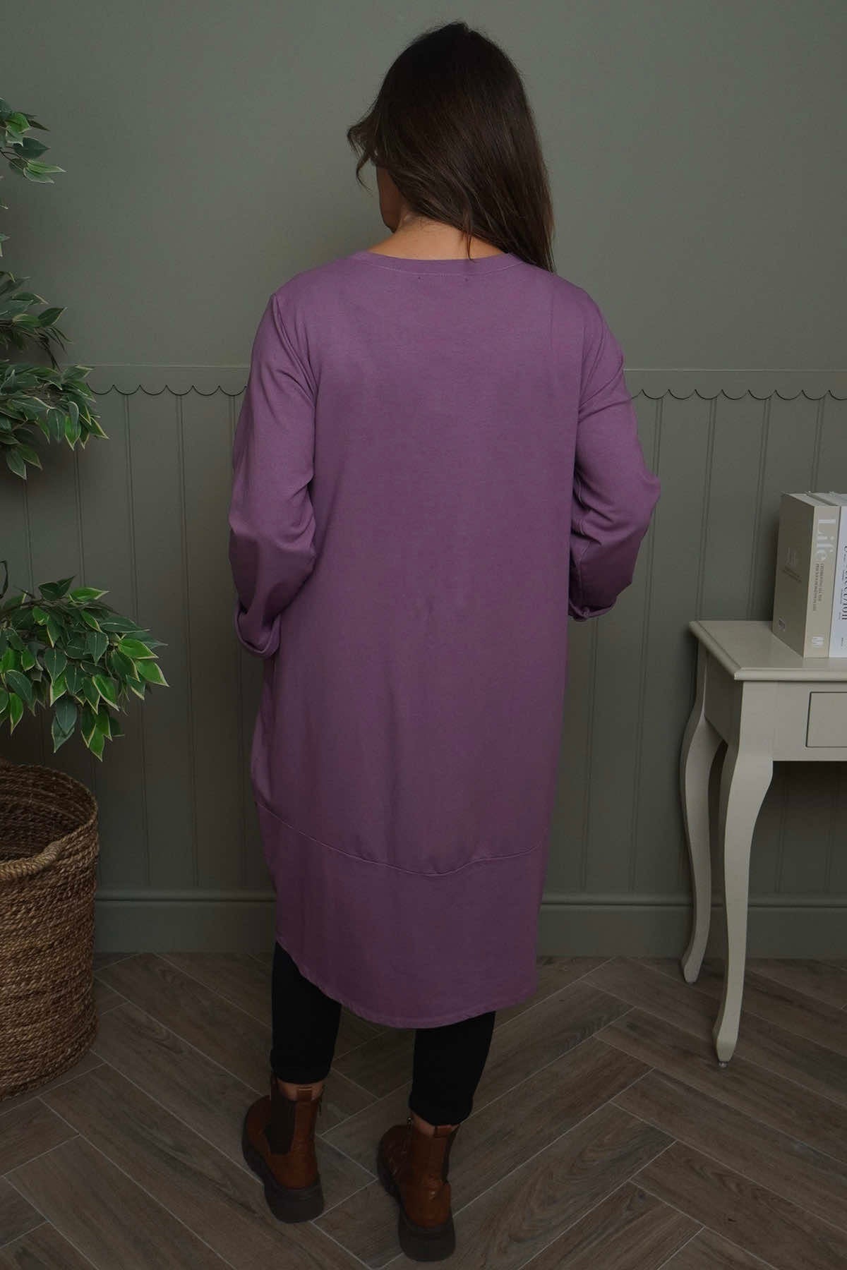 Simone Cotton Dress Light Purple