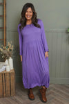 Kylie Long Sleeve Dress Lilac