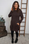 Elisa Pocket Knitted Tunic Cocoa
