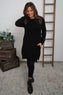 Elisa Pocket Knitted Tunic Black