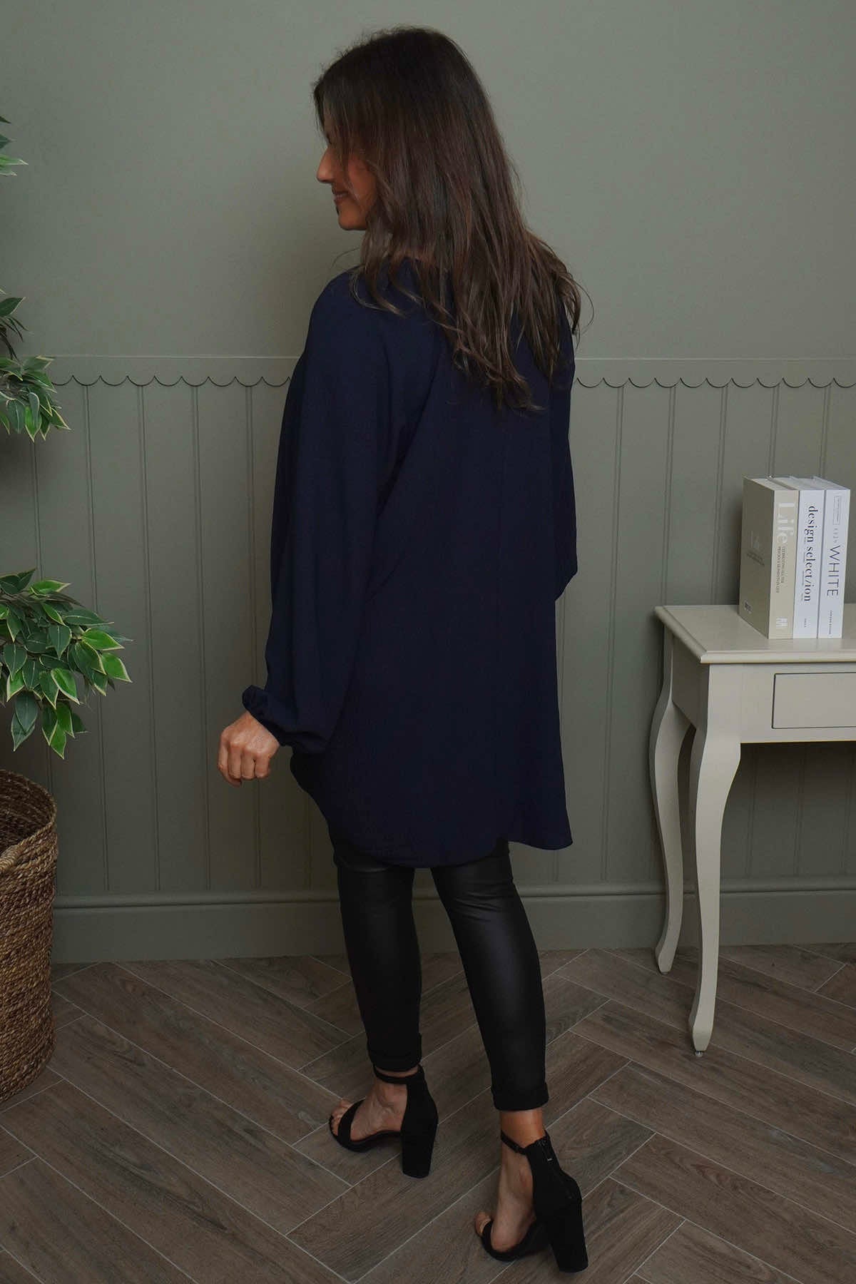 Salina Long Sleeve Top Navy