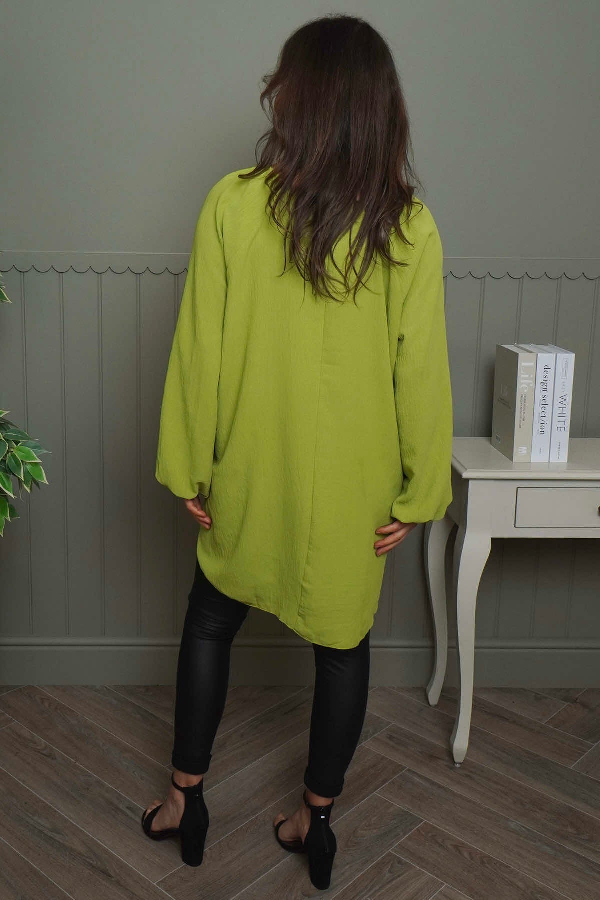 Salina Long Sleeve Top Green