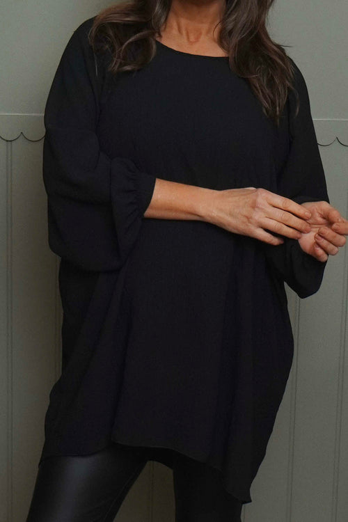 Salina Long Sleeve Top Black - Image 4