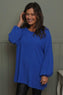 Salina Long Sleeve Top Cobalt