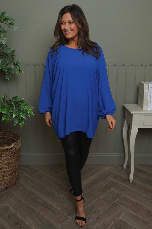 Salina Long Sleeve Top Cobalt - Image 3
