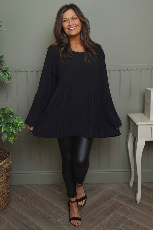 Wynne Pleated Top Black - Image 3