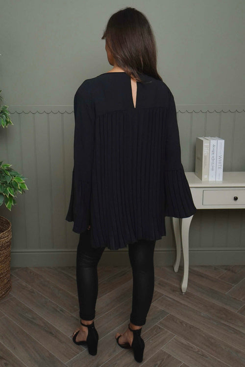 Wynne Pleated Top Black - Image 4