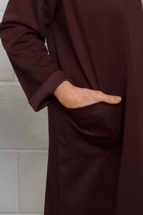 Christabel Jacket Burgundy - Image 3