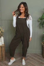 Pabo Needlecord Dungarees Cocoa Cocoa - Pabo Needlecord Dungarees Cocoa