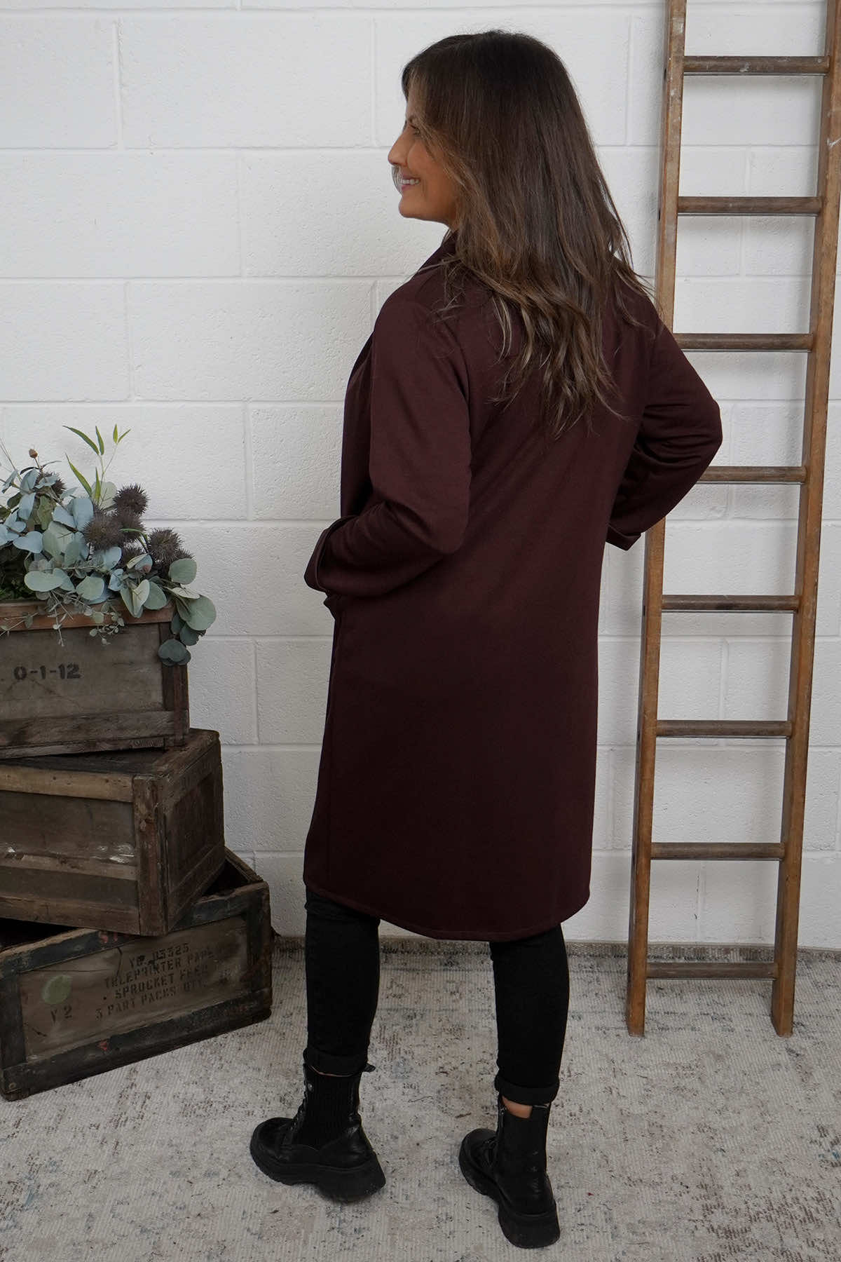 Christabel Jacket Burgundy