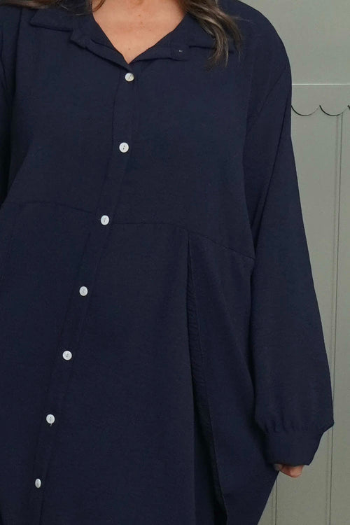 Eulalia Shirt Navy - Image 3