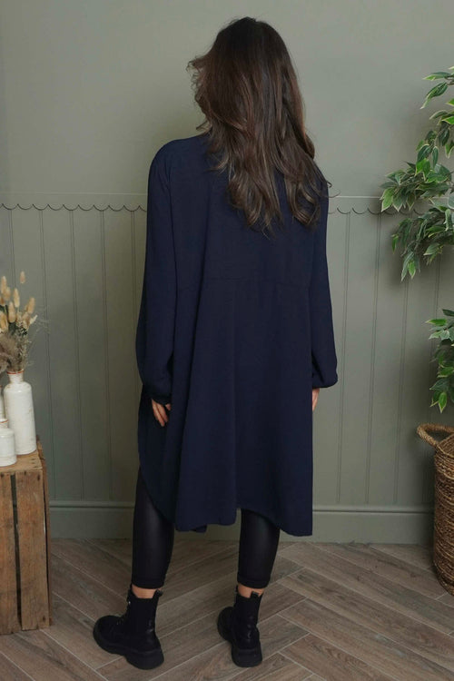 Eulalia Shirt Navy - Image 4