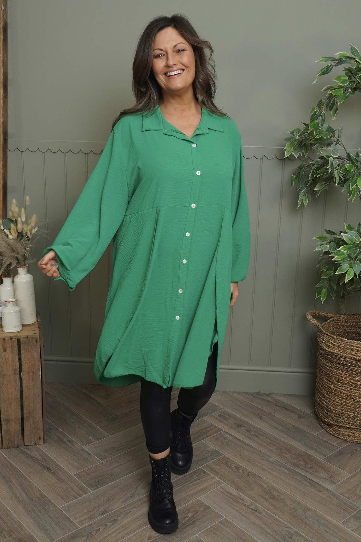 Eulalia Shirt Emerald
