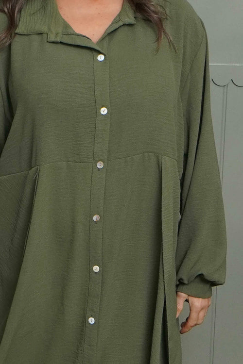 Eulalia Shirt Khaki - Image 3