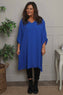 Viviette Hooded Tunic Cobalt