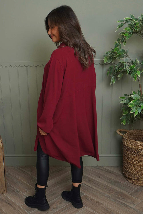 Eulalia Shirt Wine - Image 4